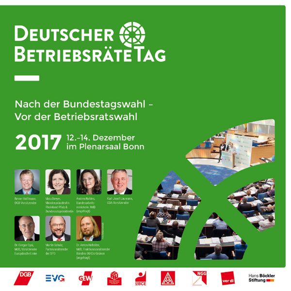 weitblick auf dem Dt. Betriebsrätetag 2017